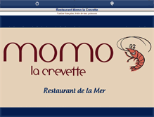 Tablet Screenshot of momolacrevette.mobi